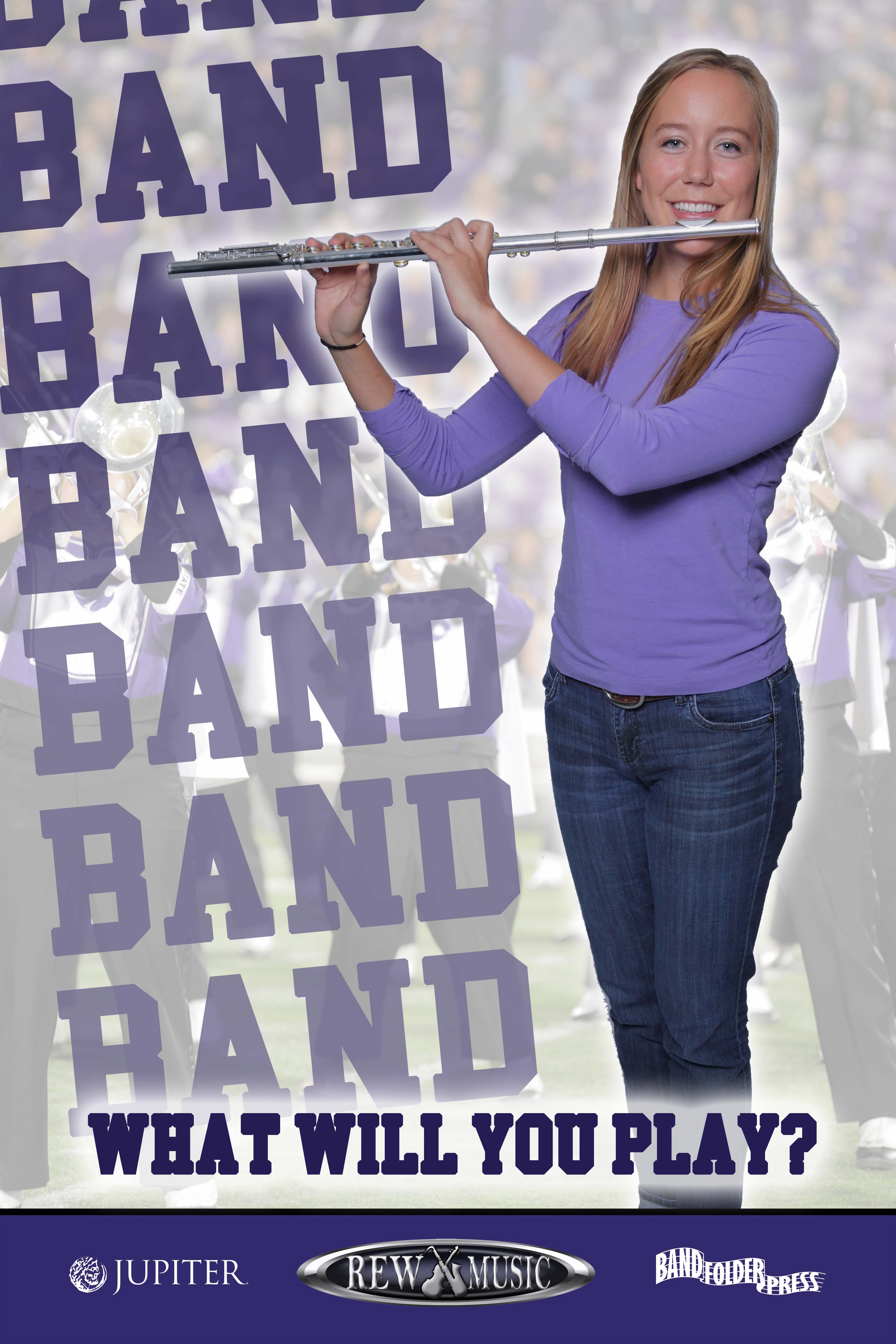 Join the School Band Flute player