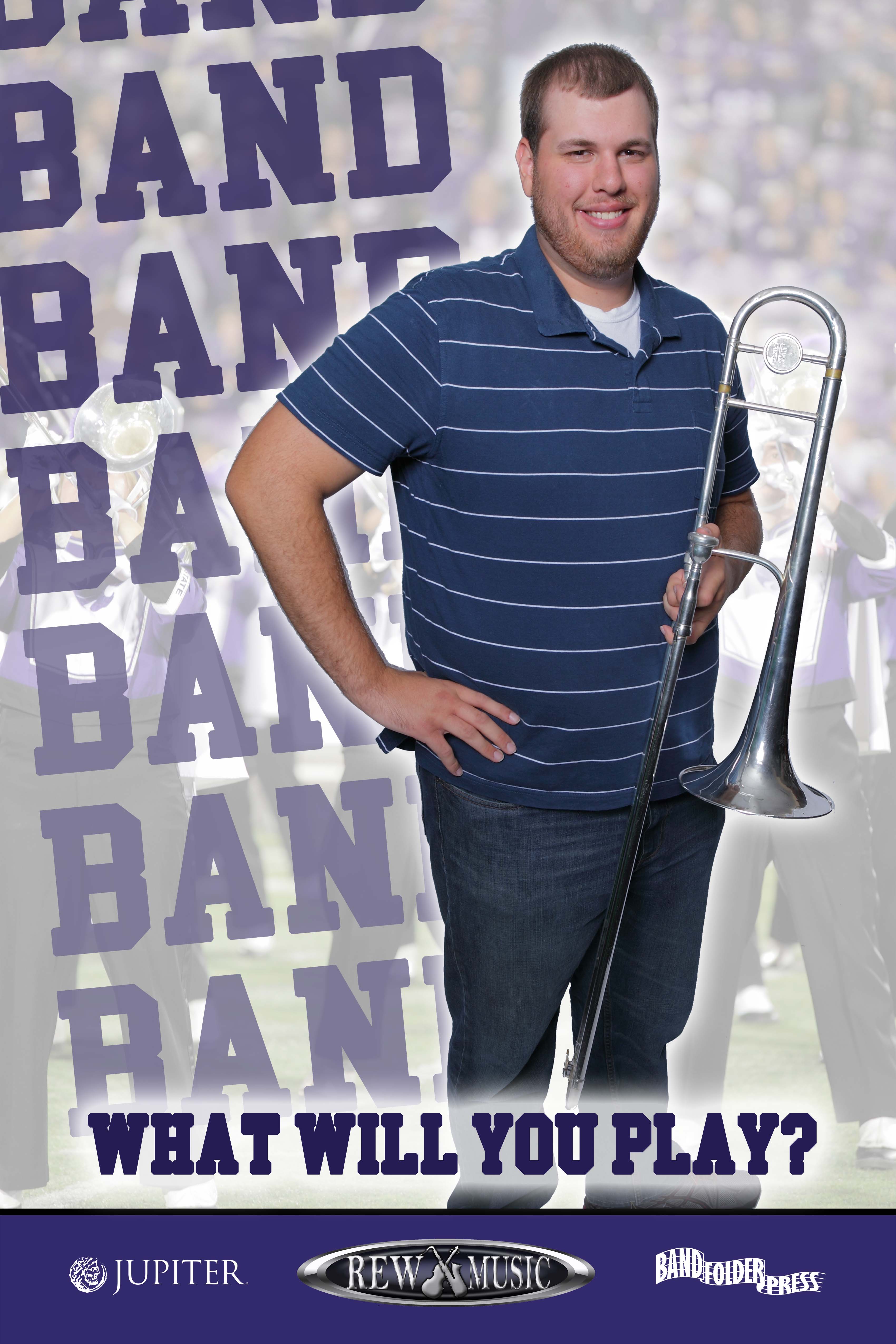Join the School Band Trombone player